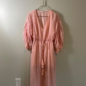 Alice + Olivia Esmeralda Side Slit Midi Dress